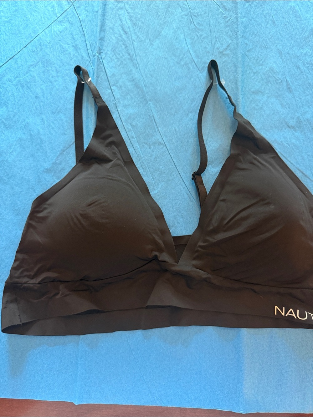 Nautica Black Wireless Triangle Bralette